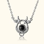 Henkilökohtainen Photo Projection 100 Kielet rakastan sinua Projection Cow kaulakoru