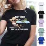 Personalized Photo Funny Retirement T-shirt Gift for Retirees