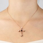 Personalisierte Foto Projektion 100 Sprachen Ich liebe dich Projektion Kreuz Halskette