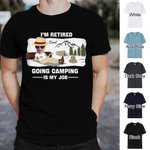 Personalized Photo Funny Retirement T-shirt Gift for Retirees