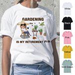 Personalized Photo Funny Retirement T-shirt Gift for Retirees