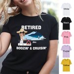 Personalized Photo Funny Retirement T-shirt Gift for Retirees