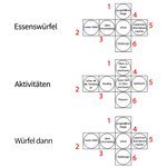 Individuell gravierter Datums-Nachtwürfel aus Holz