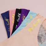 Personalized Women's Translucent Lace Panty with Name