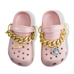 Breloques en métal bling bling personnalisées pour chaussures en croc