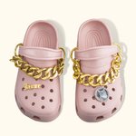 Breloques en métal bling bling personnalisées pour chaussures en croc