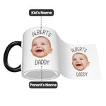 Mug Personnalisé avec Photos des Bébés et Noms Cadeau Anniversaire Fête pour Papa Maman Famille