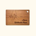 Personalized Laser Engraved Wooden Cutting Board for Best Father's Day Gifts