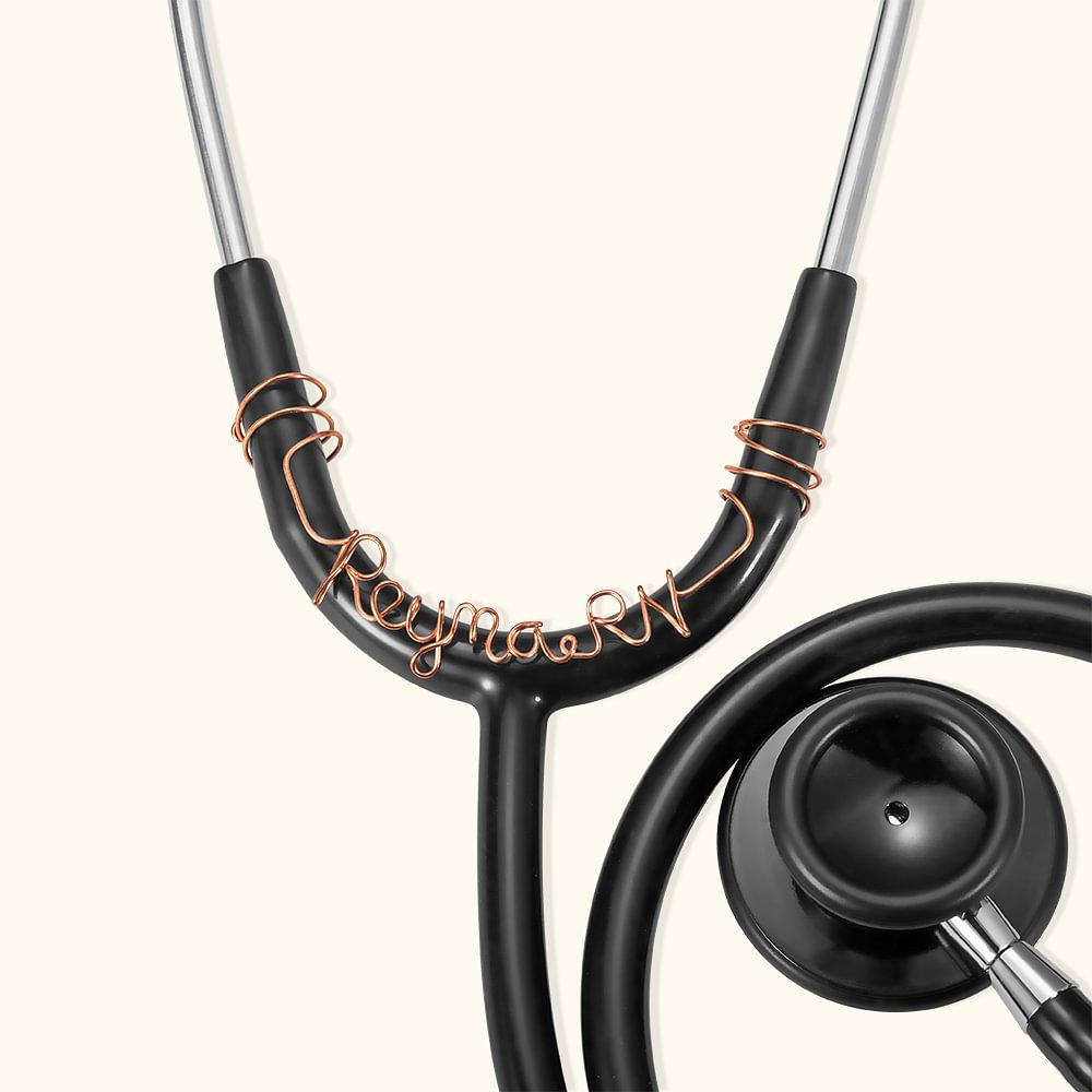 Porte-nom stéthoscope personnalisé Cadeau pour médecin ou infirmière