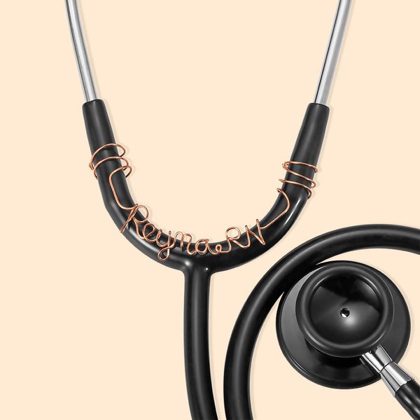 Stethoscope Name Tag for Doctor or Nurse