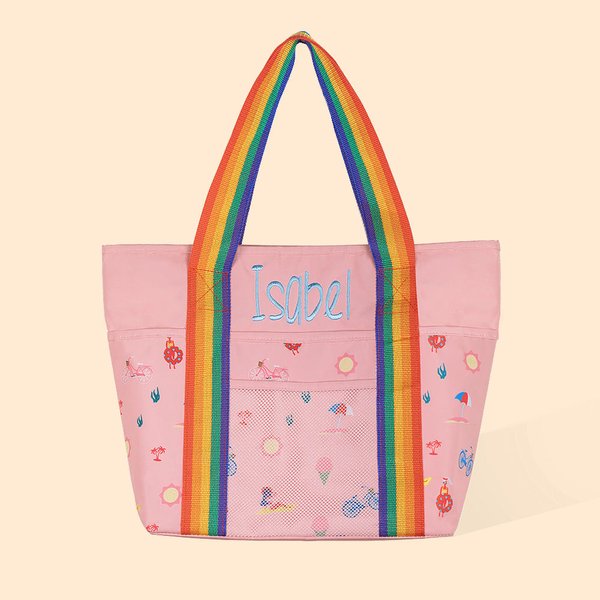 Sac de plage pour enfants avec nom brodé