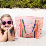 Children's Beach Tote with Embroidery Name