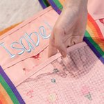 Children's Beach Tote with Embroidery Name