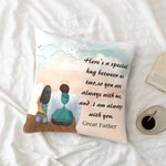 Personalized Family Member Hug Cushion Cover Throw Pillow Cover I am Always with You