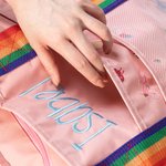 Children's Beach Tote with Embroidery Name