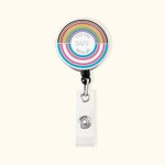 Personalized Retractable Badge Reel with Name for Medical Work Clip Gift