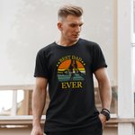 T-shirt personnalisé avec les noms du père et des enfants Cadeau de fête des pères pour papa