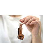 Gepersonaliseerde Bro Vuisten Sleutelhanger Vaderdag Cadeau