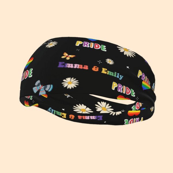 No-Slip LGBTQ Pride Sweatband for Men and Women