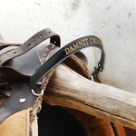 Personalisierte Leder Pferd Sattelgurt Geschenk für Anfänger Reiter