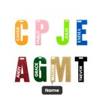 Personalisierte Rucksack Name Acryl Tag