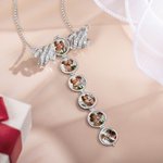 Collar personalizado MOM Caja de fotos multicapa plegable