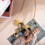 Collar personalizado MOM Caja de fotos multicapa plegable