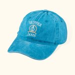 Personalised Captain Anchor Logo Baseball Hat with Name