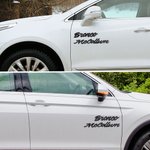 Henkilökohtainen 2kpl auton tunnus akryyli nimikyltti