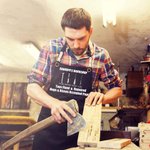 Personalized Grandpa's Workshop Apron with Adjustable Straps and Large Pockets