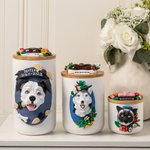 Personalized Handmade Pet Portrait Urn Pet Lovers Gift