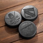 Gepersonaliseerde Gegraveerde Hockey Puck Team Memorabilia Gift voor Speler Coach