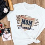 Personalized Baseball with Name Family T-shirt for American Independence Day 4th of July