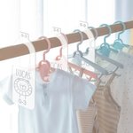 Personalized Acrylic Nursery Closet Divider Hangers with Name Set of 7
