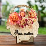 Personalisierte Blumenständer Regal Sitter Zeichen mit Text