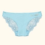 Personalized Women's Translucent Lace Panty with Name