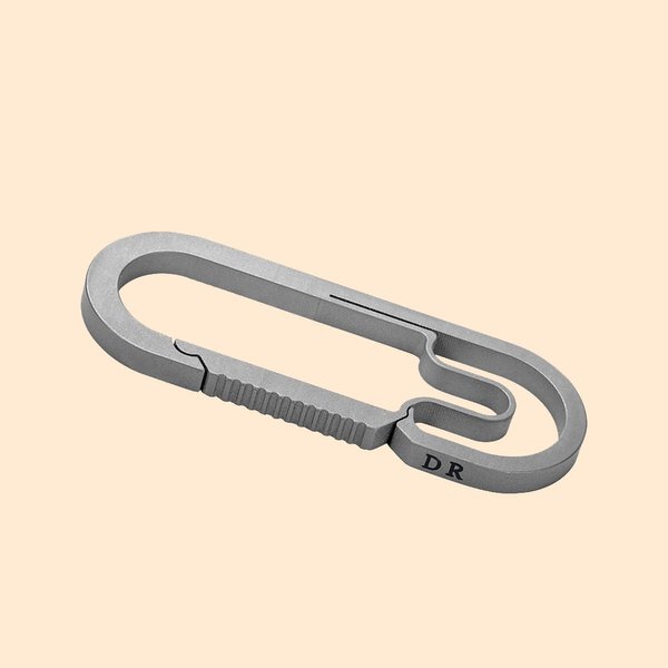 Personalisierte Ultraleicht Anti verloren Titan Karabiner Schlüsselanhänger Schlüssel Organizer