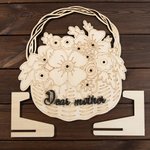 Personalisierte Blumenständer Regal Sitter Zeichen mit Text