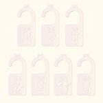 Personalized Acrylic Nursery Closet Divider Hangers with Name Set of 7