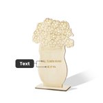 Personalisierte Blumenständer Regal Sitter Zeichen mit Text
