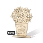 Personalisierte Blumenständer Regal Sitter Zeichen mit Text