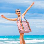 Children's Beach Tote with Embroidery Name