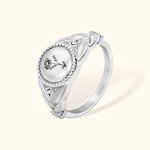 Anillo Personalizado Flor de Nacimiento Ramo de Plata para Mujer