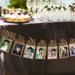 Graduación personalizada Foto Banner Grad Party Decorations