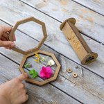 Personalized Wooden DIY Magic Rotating Kaleidoscope Kit Children's Day Gift