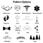 Personalized Stethoscope Name Charm Gift for Doctor or Nurse