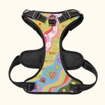 Personalized Triple Layered Breathable Mesh Adjustable Dog Chest Harness