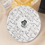 Personalized Photo Tulip Blossom Pocket Makeup Mirror For Her