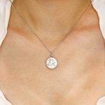 Médaillon de Photo Collier Personnalisé avec Photos et Constellation Cadeau d'Anniversaire pour Elle