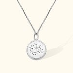 Médaillon de Photo Collier Personnalisé avec Photos et Constellation Cadeau d'Anniversaire pour Elle
